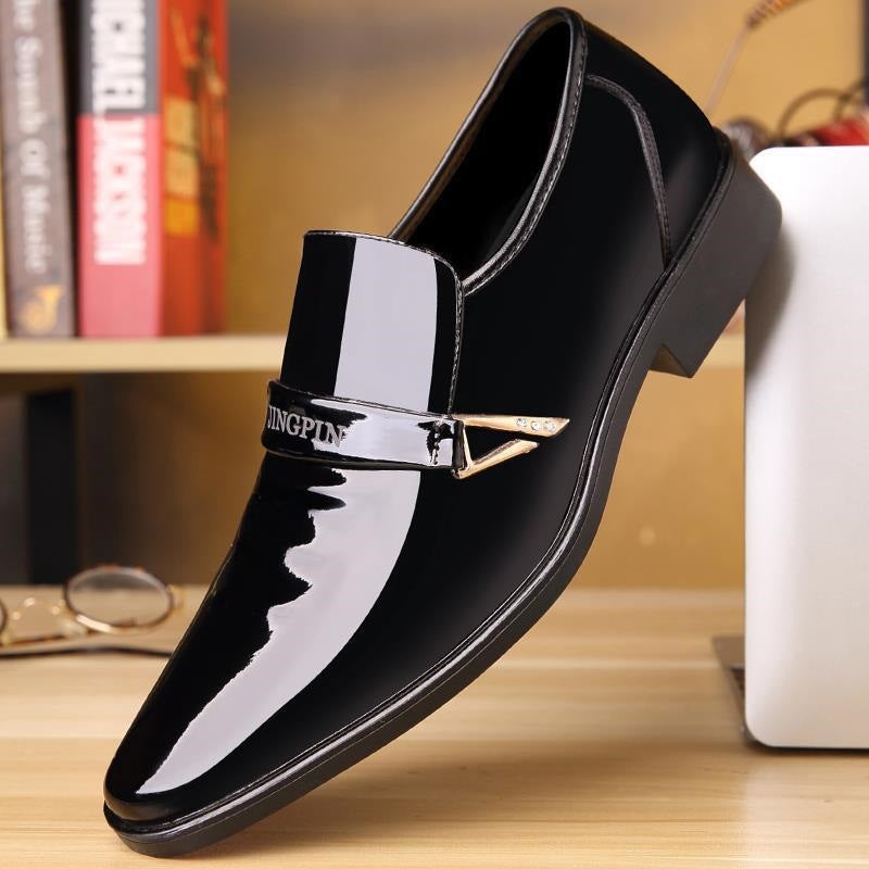 Herren Elegante Lacklederschuhe Nord Taschen