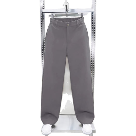 Herren Weite Chinohose mit hoher Taille und elastischem Rückbund Nord Taschen