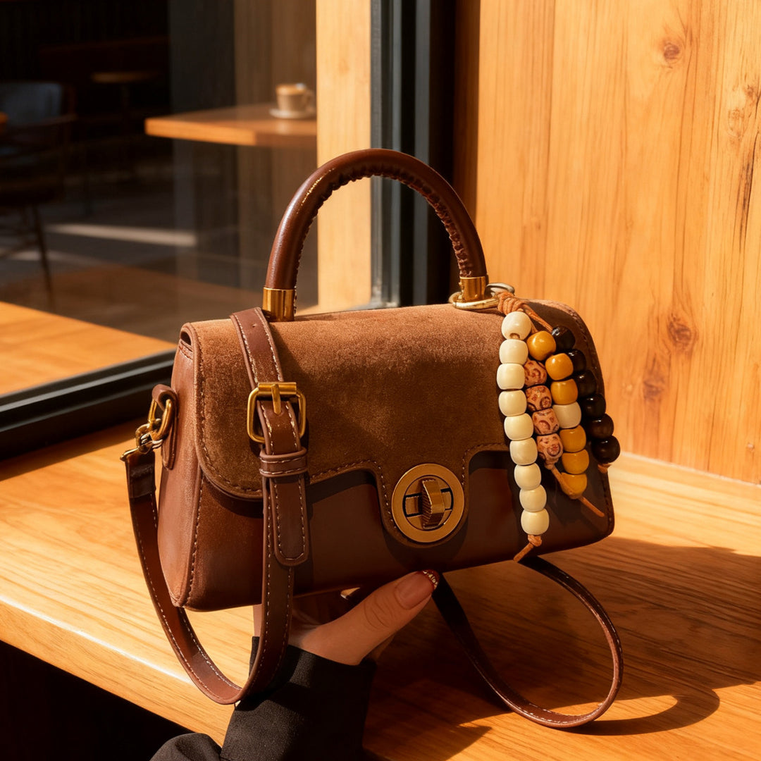 Damen modische Handtasche mit abnehmbarem Anhänger Nord Taschen