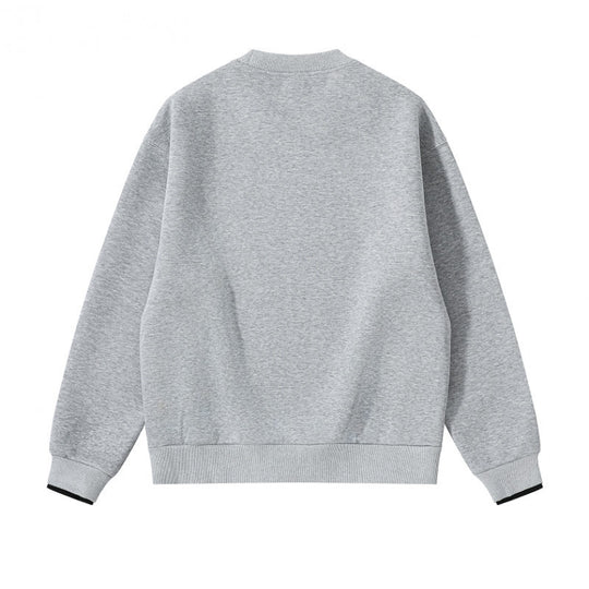 Unisex Oversize-Sweatshirt mit seitlichen Druckknopfleisten, Rippbündchen und Rundhals Nord Taschen