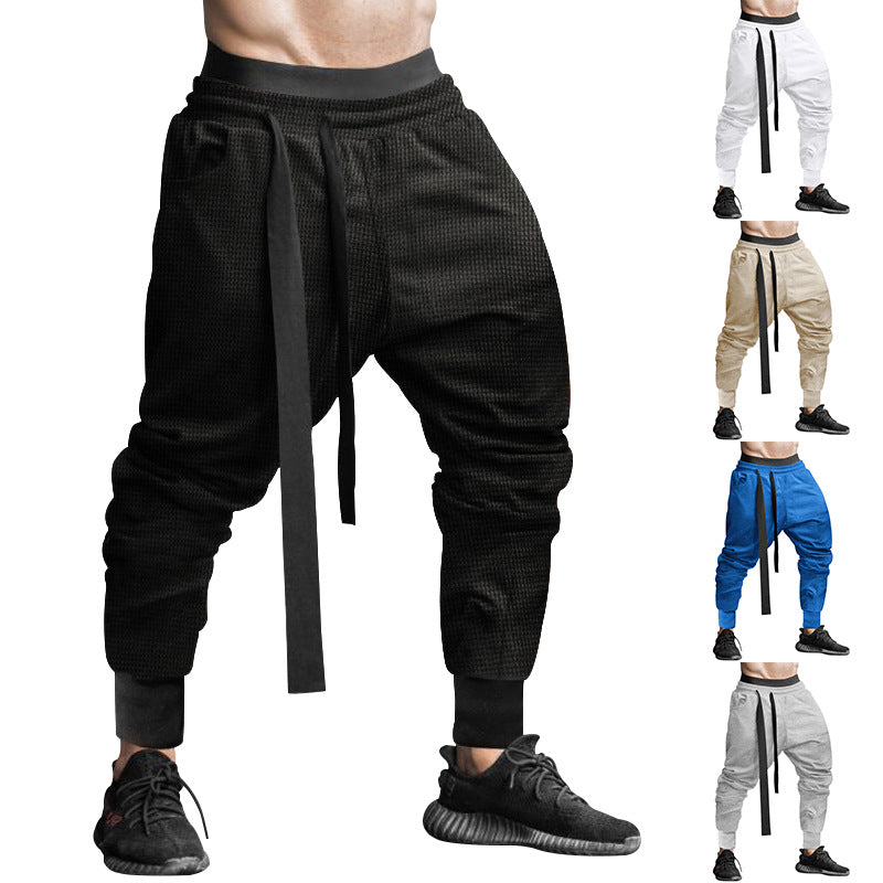 Herren Sportliche Relaxed Fit Jogginghose mit verstellbarem Bund