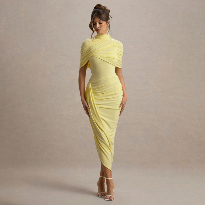 Damen Drapiertes Abendkleid