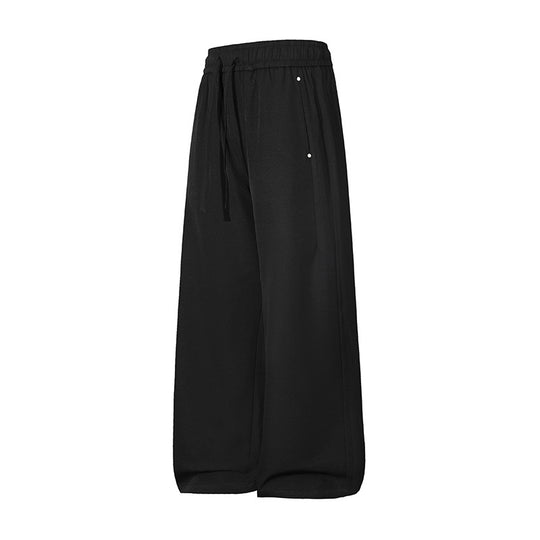 Damen Weite Palazzo‑Hose mit hohem Elastbund & Kordelzug Nord Taschen