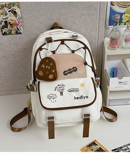 Damen Rucksack mit kreativem Motiv und multifunktionalen Fächern Nord Taschen