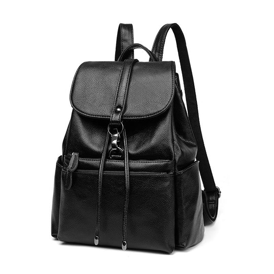 Damen Rucksack mit elegantem Klappenverschluss und praktischen Fächern Nord Taschen