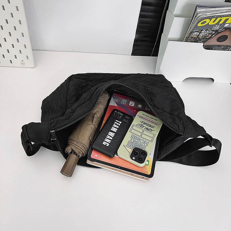 Damen lässige Hobo-Tasche mit hochwertiger Raffung Nord Taschen