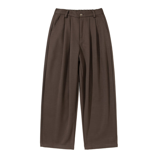 Damen Hochtaillierte Culotte-Hose mit Bundfalten und elastischem Rückenteil Nord Taschen