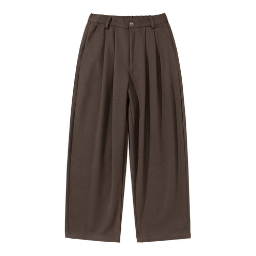 Damen Hochtaillierte Culotte-Hose mit Bundfalten und elastischem Rückenteil Nord Taschen