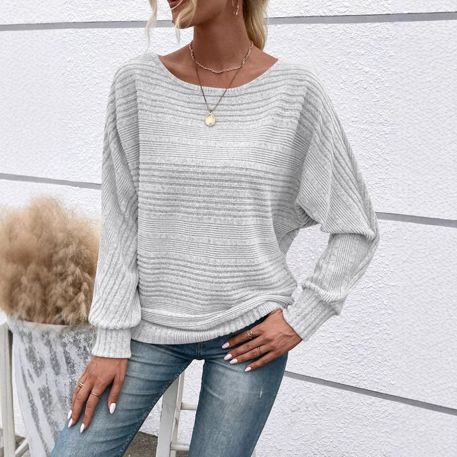Damen Komfortabler Strickpullover Nord Taschen