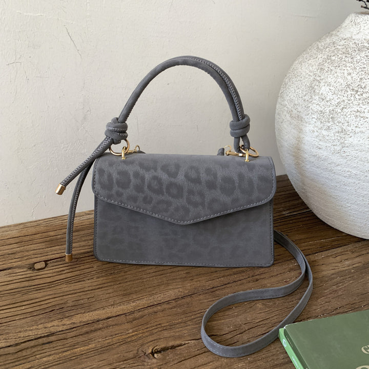 Damen Umhängetasche mit elegantem Leopardenmuster und abnehmbarem Schulterriemen Nord Taschen
