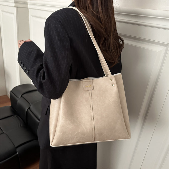 Damen elegante Schultertasche aus hochwertigem Kunstleder Nord Taschen