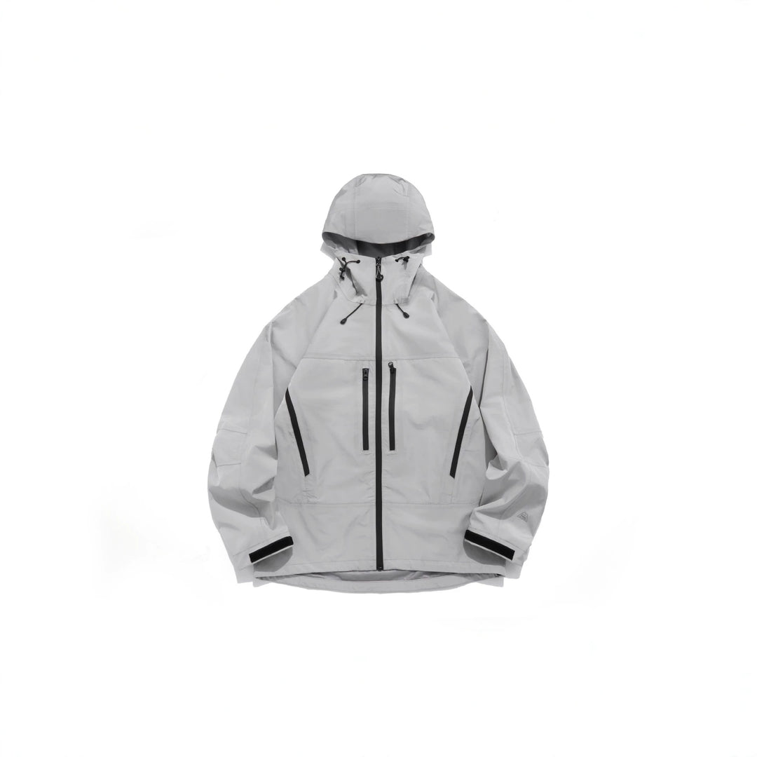 Unisex Technische Kapuzen-Outdoorjacke mit getapten Reißverschlüssen Nord Taschen