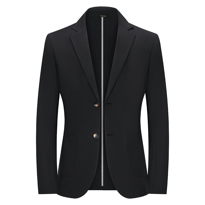 Herren Modernes Slim-Fit Sakko mit schmalem Revers und aufgesetzten Taschen Nord Taschen