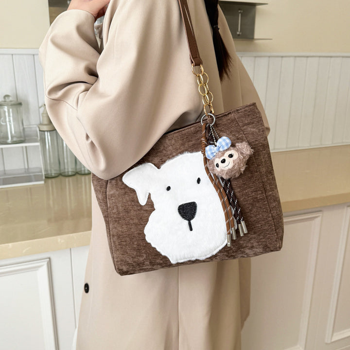 Damen Hobo-Tasche mit verspieltem Tiermotiv Nord Taschen
