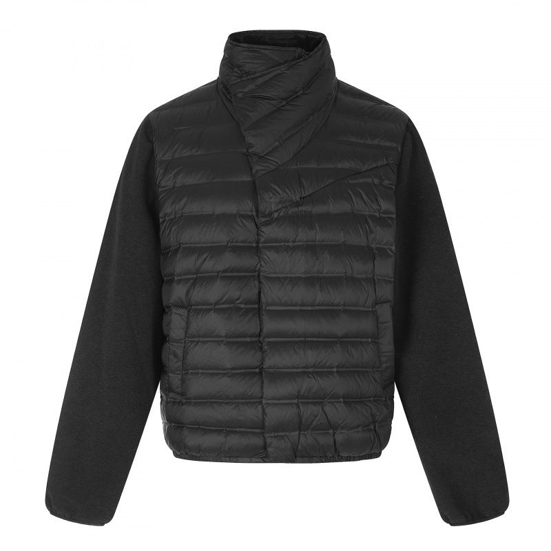 Damen Leichte Hybrid‑Steppjacke mit gesteppter Front und Fleeceärmeln Nord Taschen