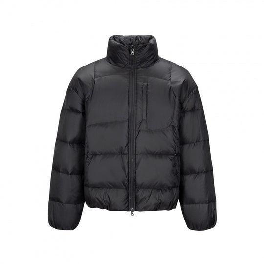 Herren Kurz geschnittene kompakt verstaubare Pufferjacke mit Stehkragen und verdeckter Brusttasche Nord Taschen