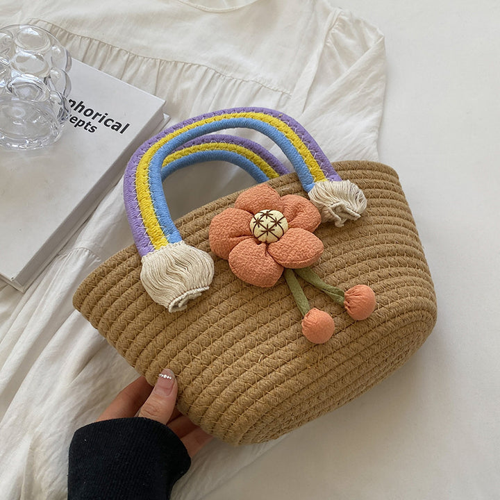 Damen Blumenstoff Einkaufstasche Nord Taschen