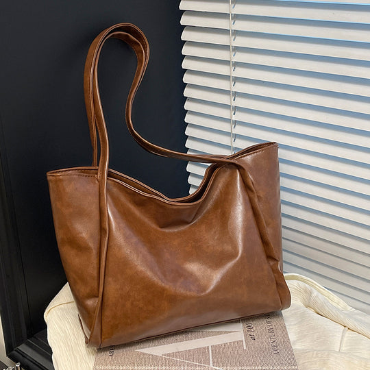 Damen Shopper-Tasche aus hochwertigem Kunstleder mit geräumigem Innenleben Nord Taschen