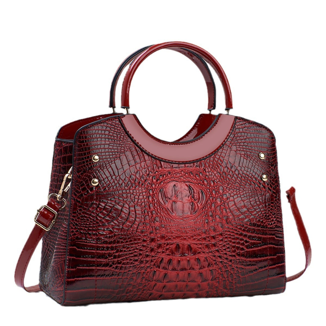 Damen elegante Handtasche mit stilvollem Griffdesign Nord Taschen