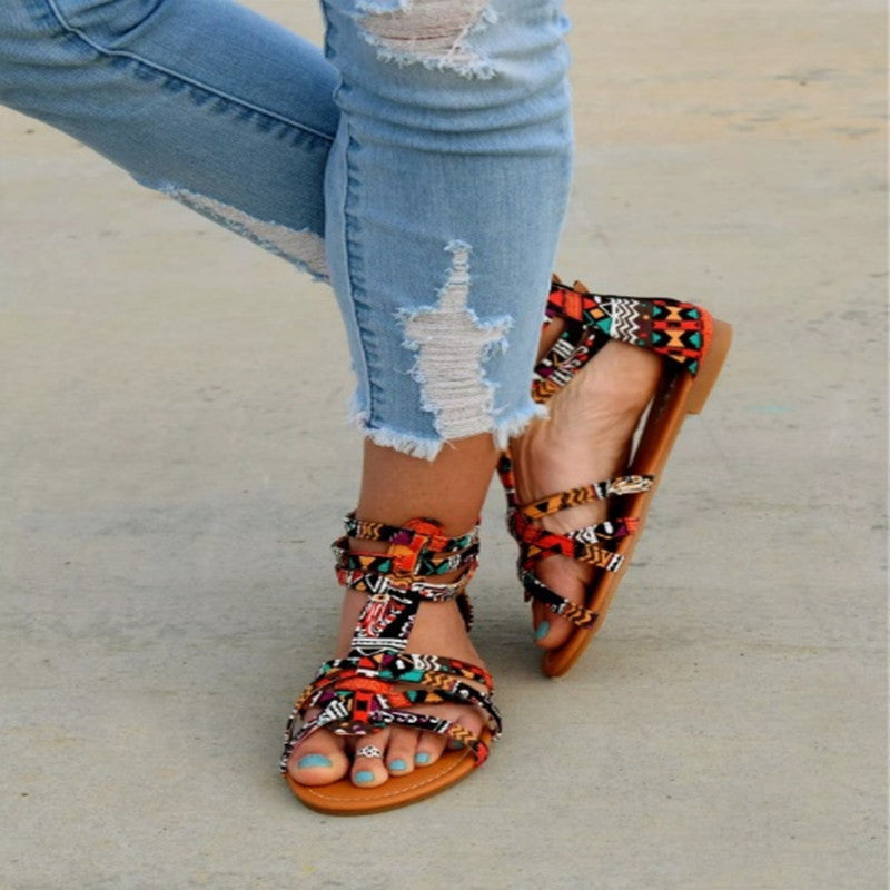 Damen Urbanen Geflochtenen Sandalen Nord Taschen