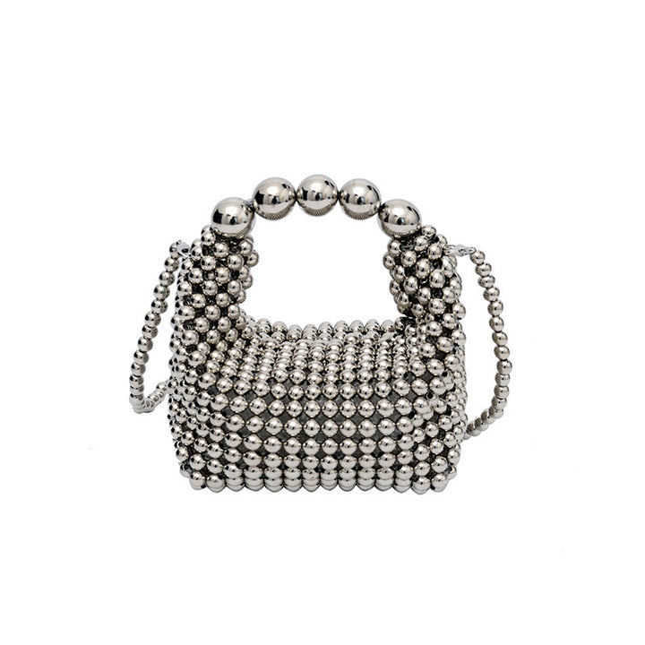 Damen Handtasche mit funkelndem Perlenmuster Nord Taschen