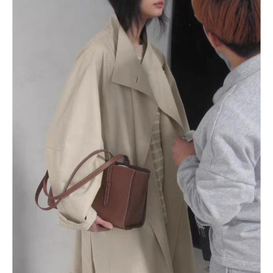 Damen Elegante und lässige Oversized-Jacke Nord Taschen