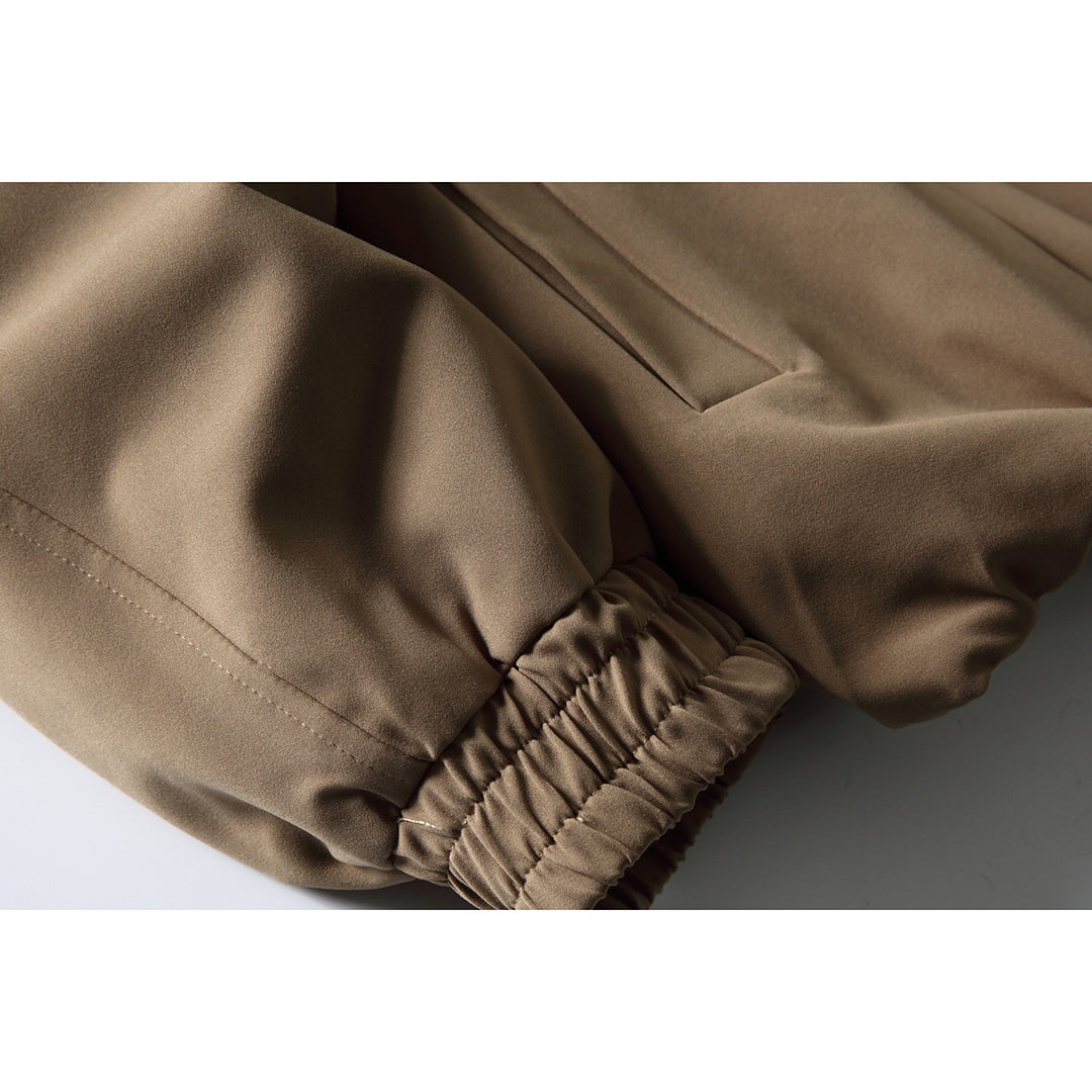 Herren Boxy-Blousonjacke im Overshirt-Stil mit Stehkragen und Riemen-Detail Nord Taschen
