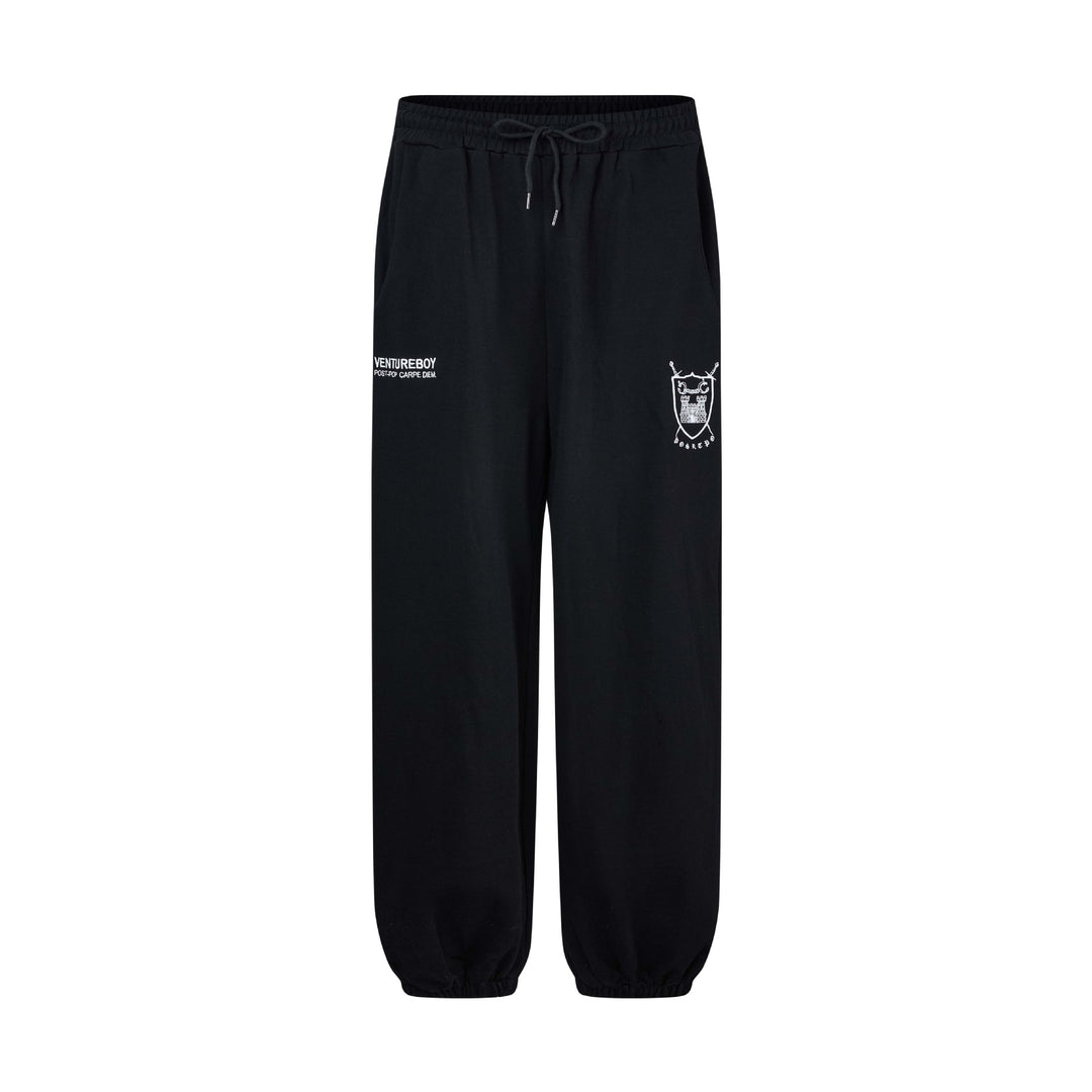 Damen Lounge-Jogginghose mit elastischem Bund, Kordelzug und gerafften Beinabschlüssen Nord Taschen