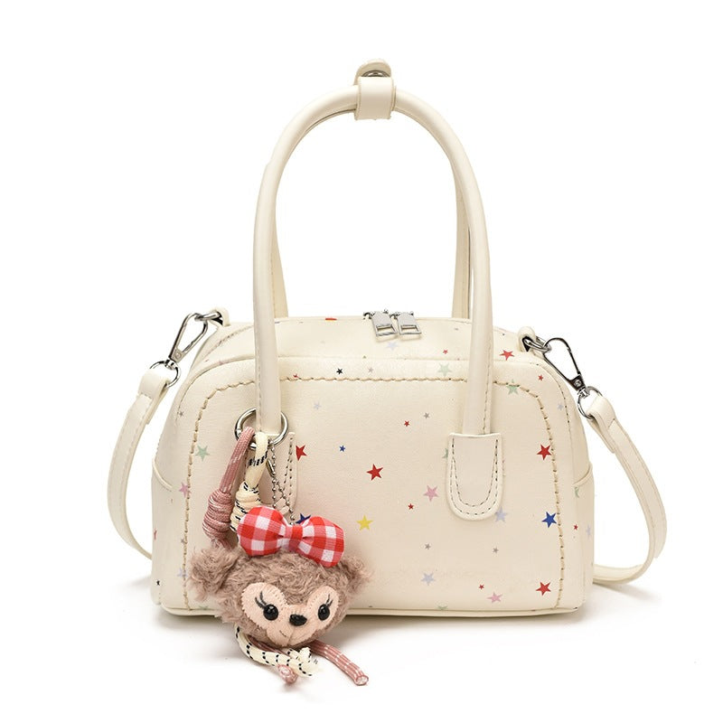 Damen Mini-Handtasche mit buntem Sternenmotiv Nord Taschen