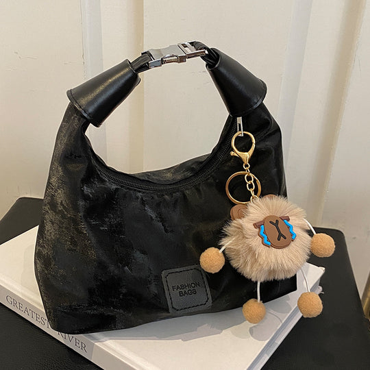Damen modische Handtasche mit innovativem Verschluss Nord Taschen