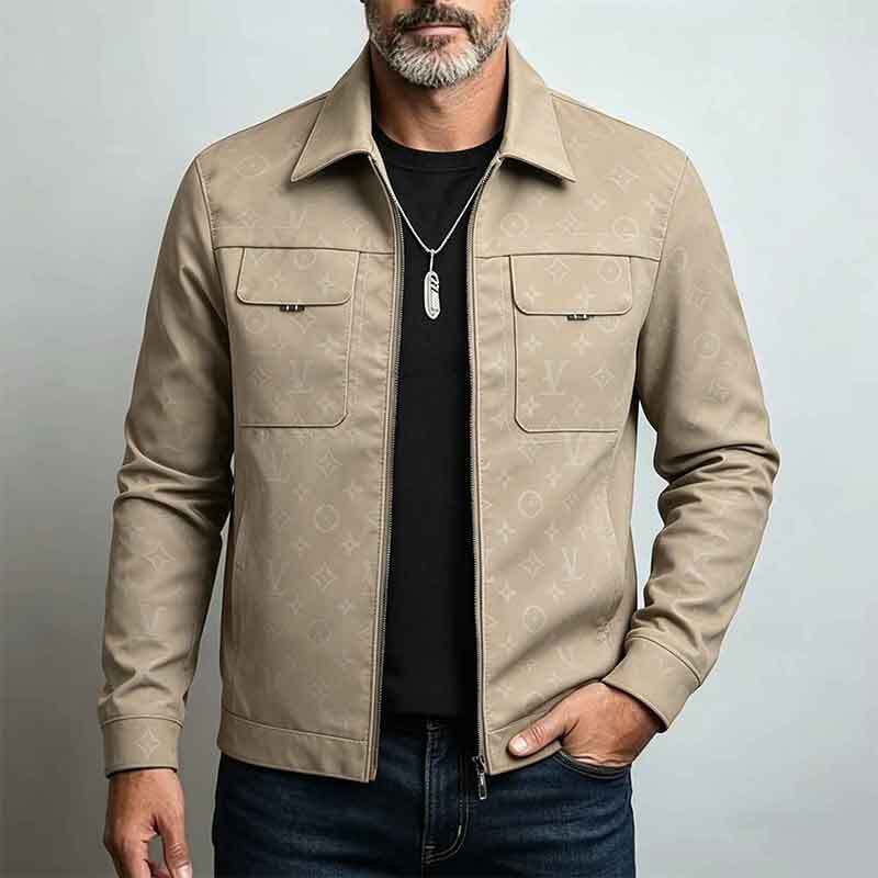 Herren Modische Utility-Jacke Nord Taschen
