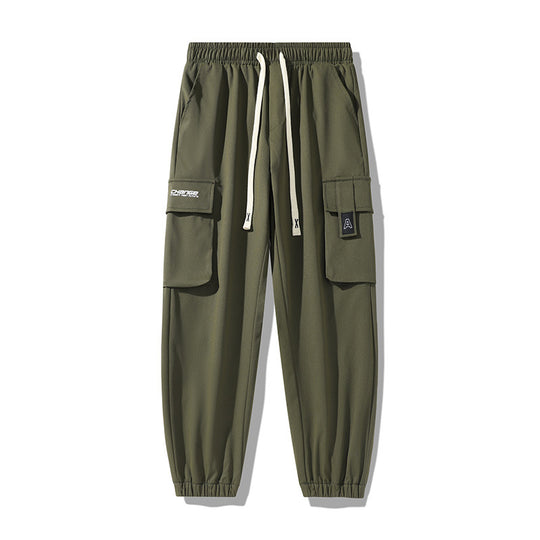 Herren Urbaner Utility-Jogger mit Oversize-Cargotaschen, Kordelzug und elastischen Knöcheln Nord Taschen