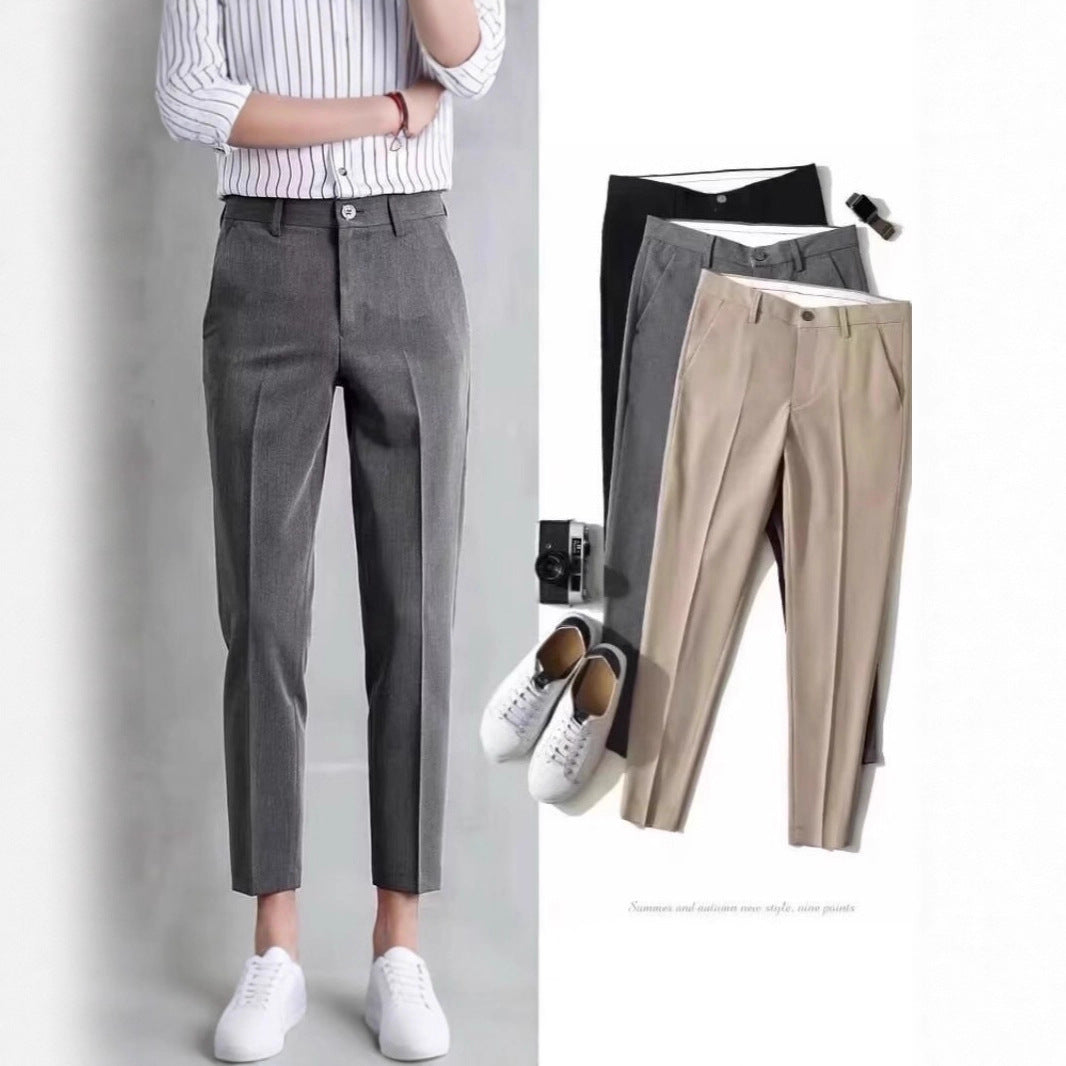 Herren Elegante Slim Fit Chino-Hose Nord Taschen