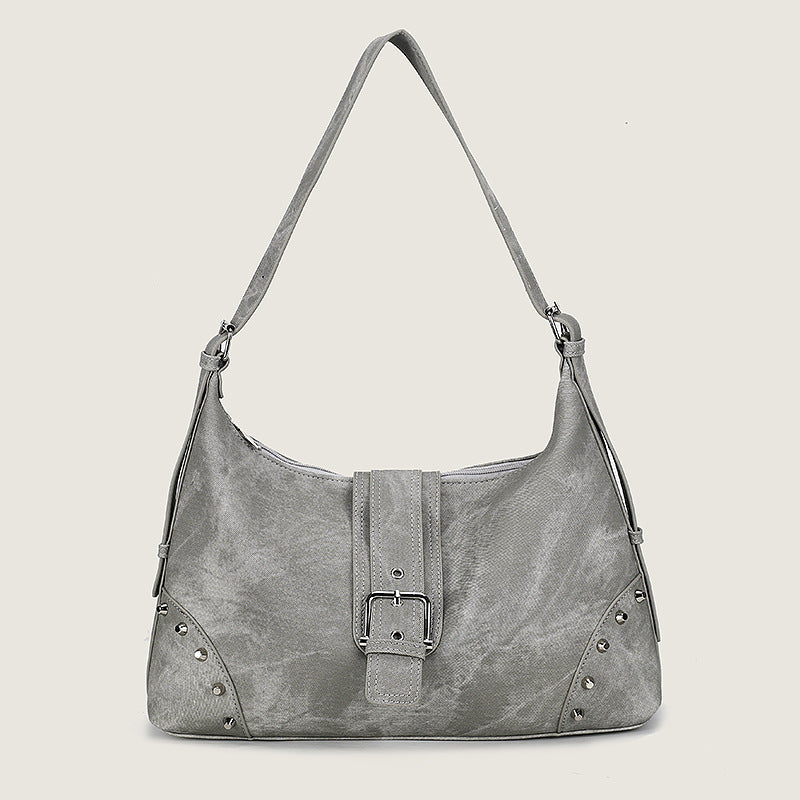 Damen modische Hobo-Tasche mit dekorativen Schnallen und hochwertigen Details Nord Taschen