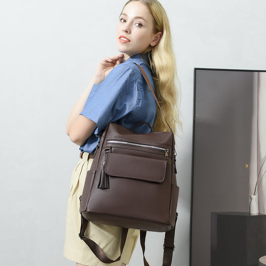 Damen modischer Rucksack mit strukturierter Oberfläche und praktischen Fächern Nord Taschen