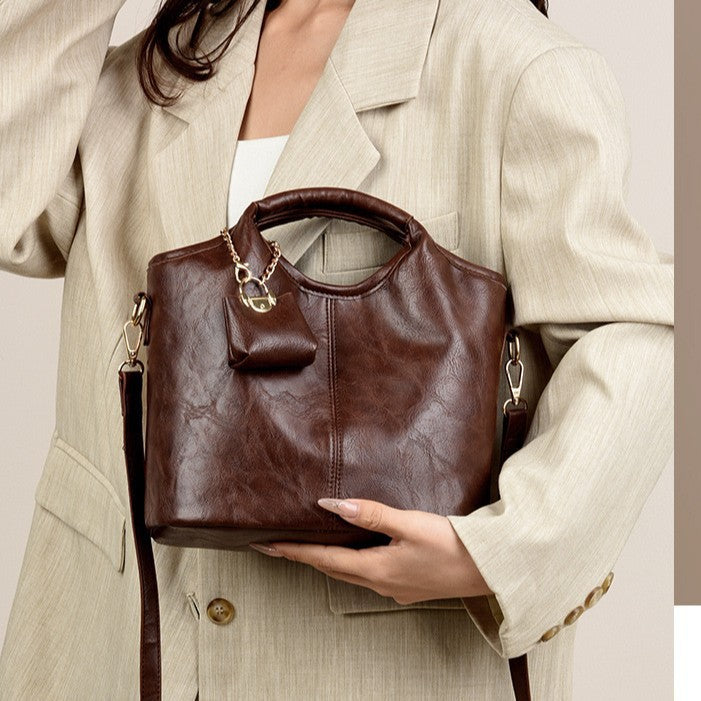 Damen stilvolle Handtasche mit praktischen Fächern Nord Taschen