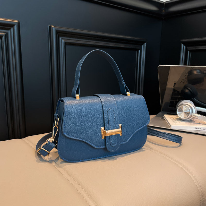 Damen elegante Umhängetasche mit strukturiertem Verschluss Nord Taschen