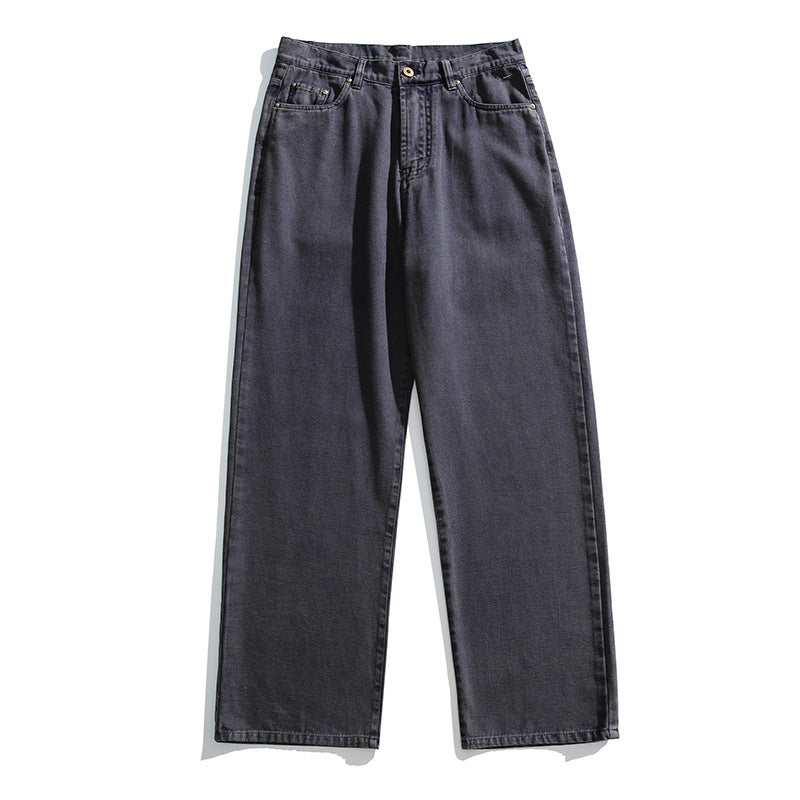 Damen Jeanshose mit hohem Bund, geradem Bein und Vintage‑Waschung Nord Taschen