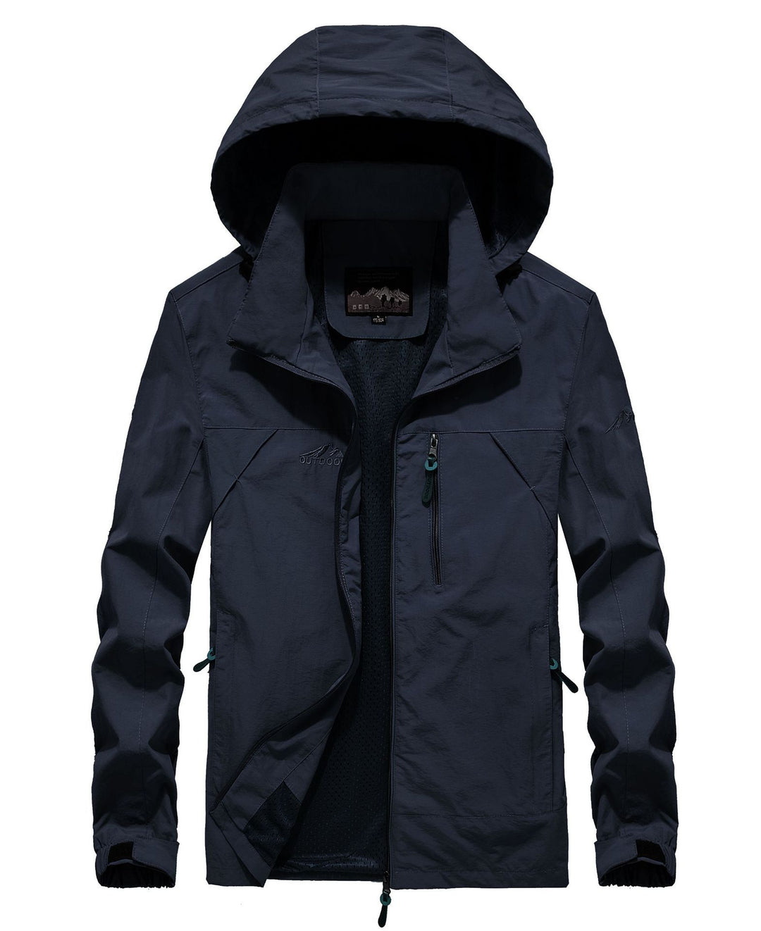 Herren leichte atmungsaktive Softshell-Trekkingjacke mit Kapuze und Mesh-Futter Nord Taschen