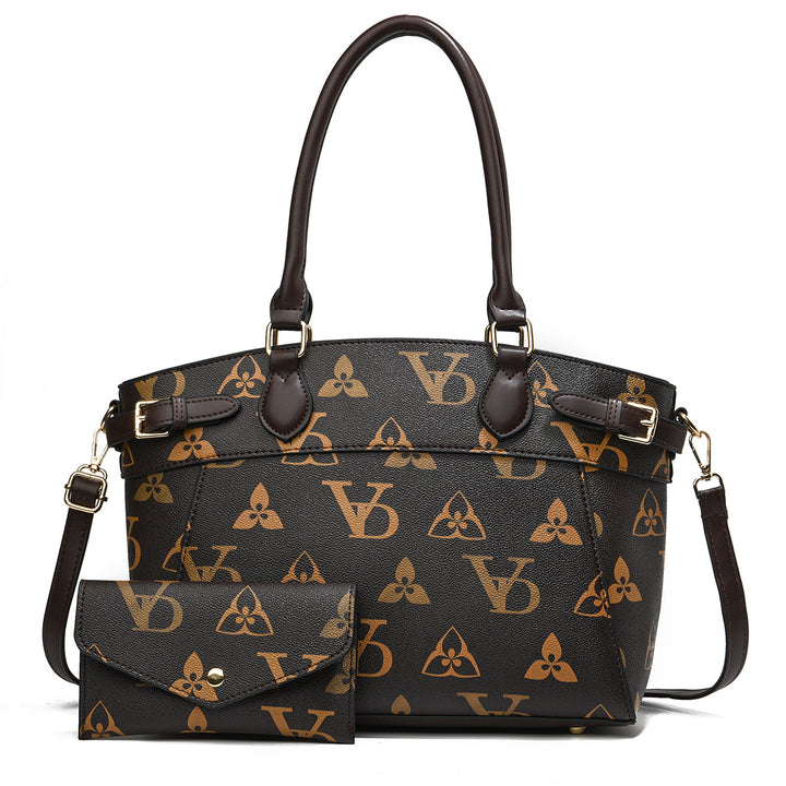 Damen elegante Shopper-Handtasche mit abnehmbarer Kosmetiktasche Nord Taschen