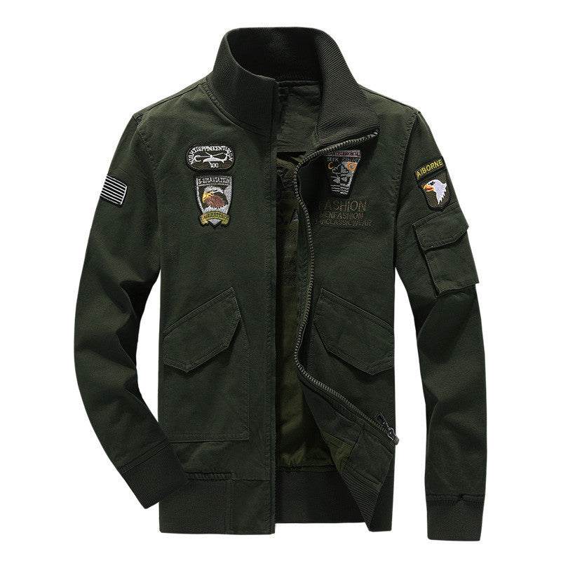 Herren Utility-Canvasjacke mit wärmender Teddyfleece-Innenlage und verdecktem Reißverschluss Nord Taschen