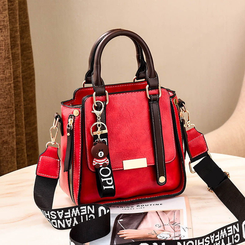 Damen elegante Schultertasche mit abnehmbarem Tragegurt Nord Taschen