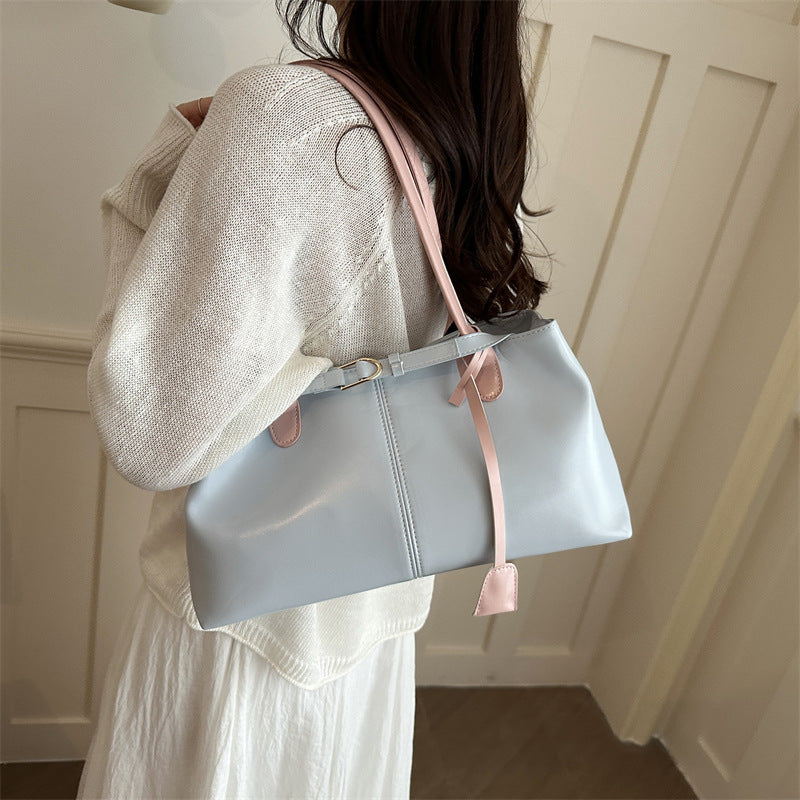 Damen elegante Schultertasche mit strukturiertem Design und modischem Schnallenverschluss Nord Taschen