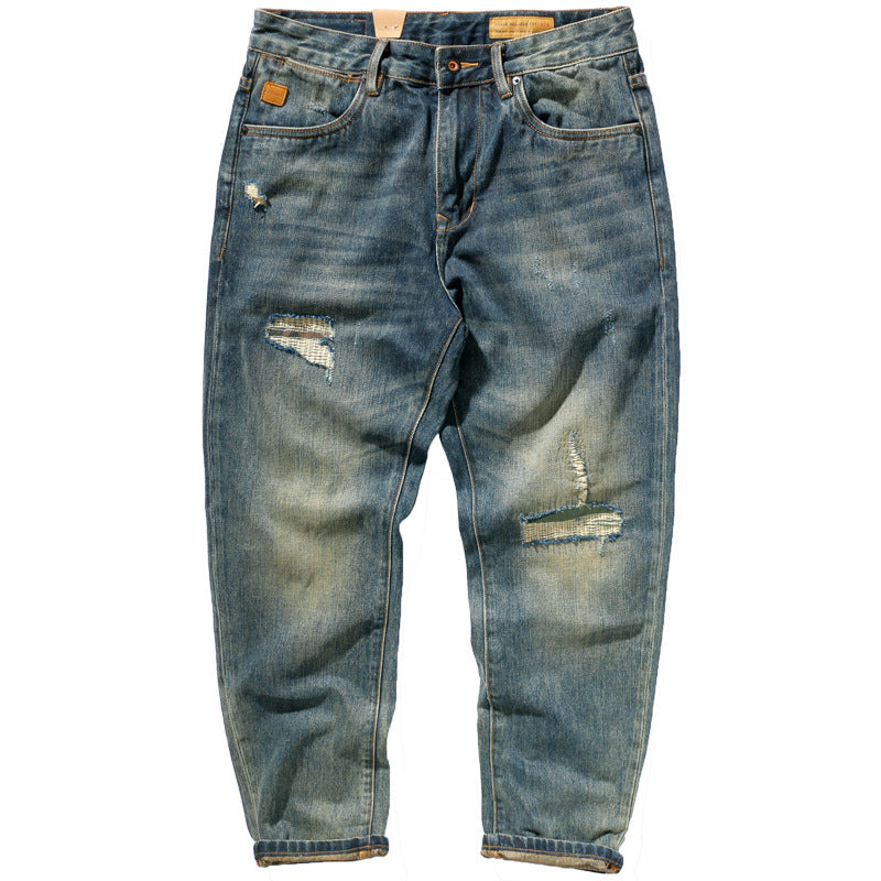 Herren Cargohose im Camouflage-Utility-Stil mit geradem Bein und robustem Canvas Nord Taschen