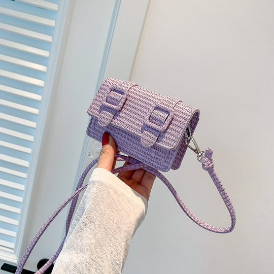 Damen Mini Umhängetasche mit strukturiertem Design und verstellbarem Trageriemen Nord Taschen