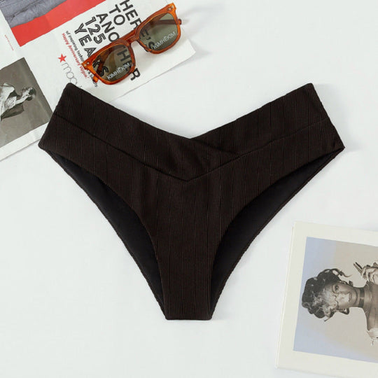 Damen Hochgeschnittenes Bikini-Höschen Nord Taschen