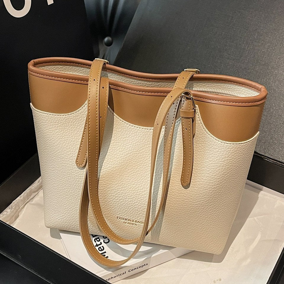Damen elegante Tragetasche mit strukturiertem Kunstleder Nord Taschen