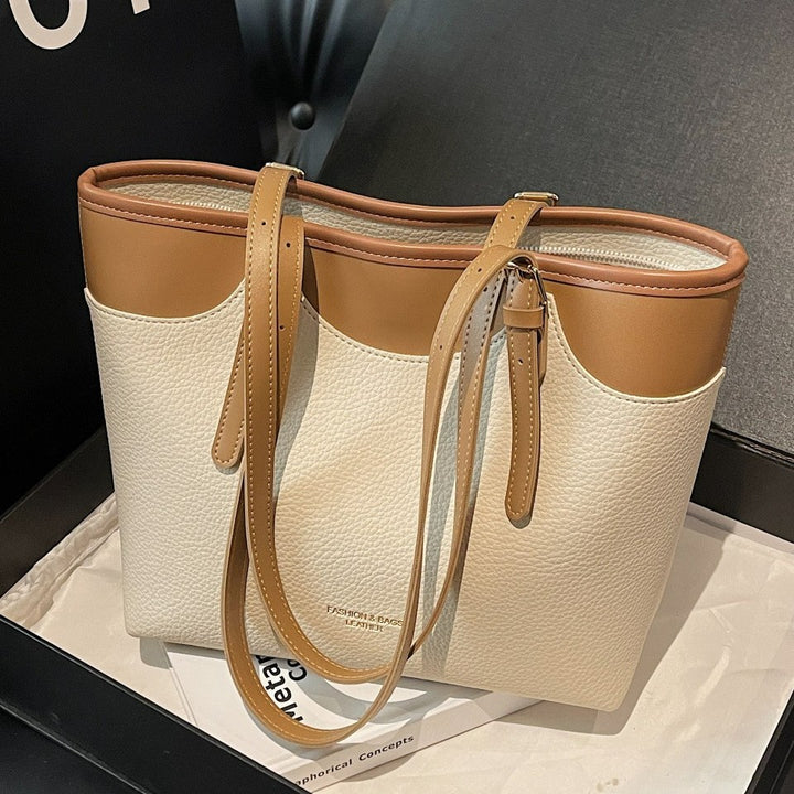 Damen elegante Tragetasche mit strukturiertem Kunstleder Nord Taschen