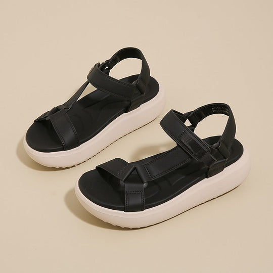 Damen Komfortable Sandalen mit verstellbaren Riemen und dämpfendem Fußbett Nord Taschen