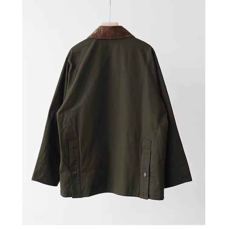 Damen wasserabweisende Oversize-Fieldjacke mit Cordkragen und aufgesetzten Pattentaschen Nord Taschen
